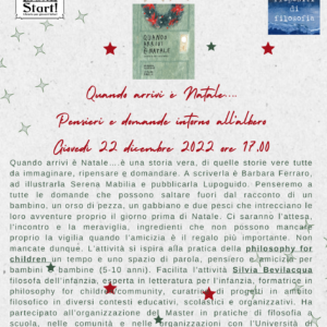 Locandina evento "Quando arrivi è Natale"